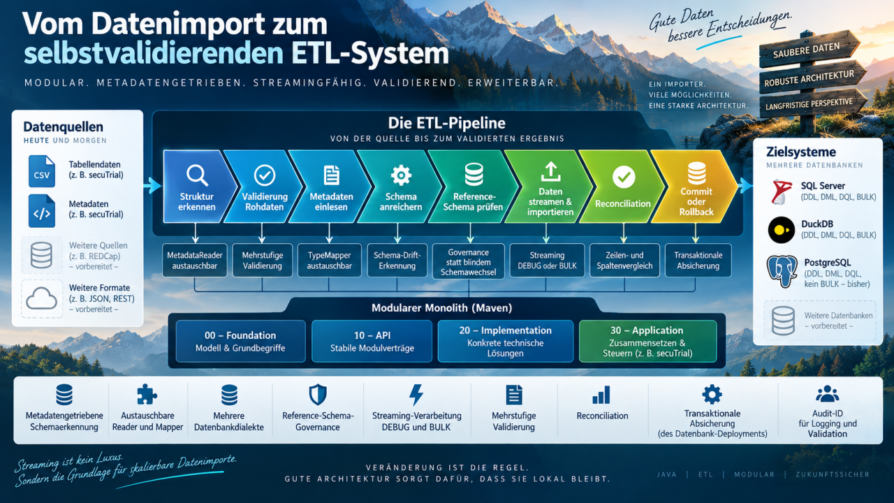 Vom Datenimport zum selbstvalidierenden ETL-System – Architektur eines modularen Java-Importers
